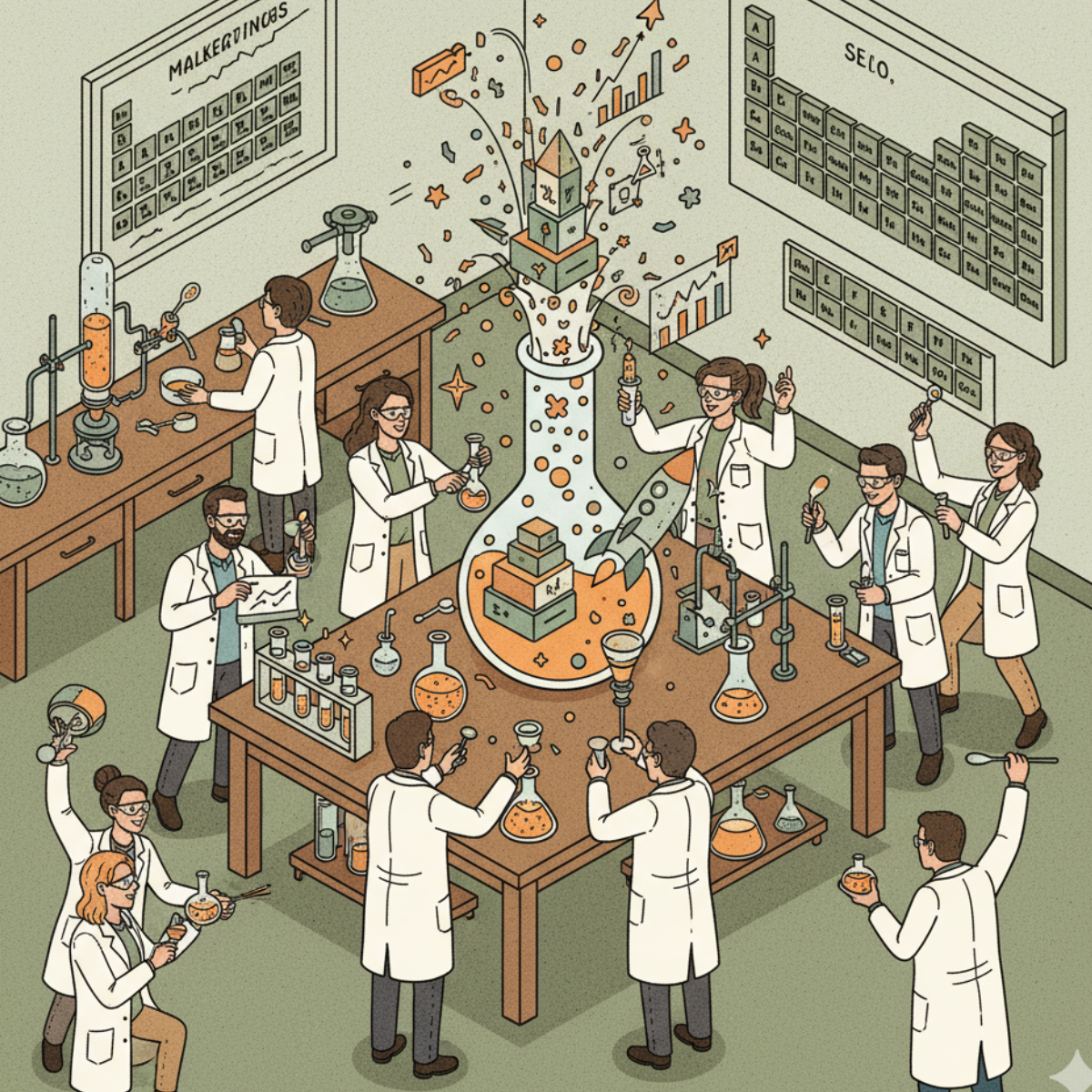 Product Marketing - Scientists launching a product