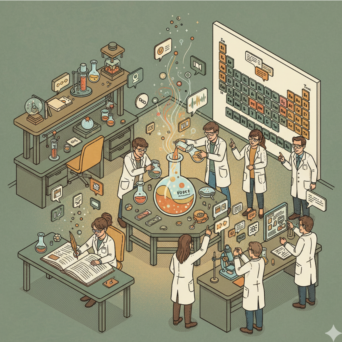 Traditional SEO - Scientists solving an SEO mystery